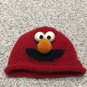 Delux wool knit Elmo hat
